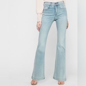 Express Slim Flare High Rise Jeans